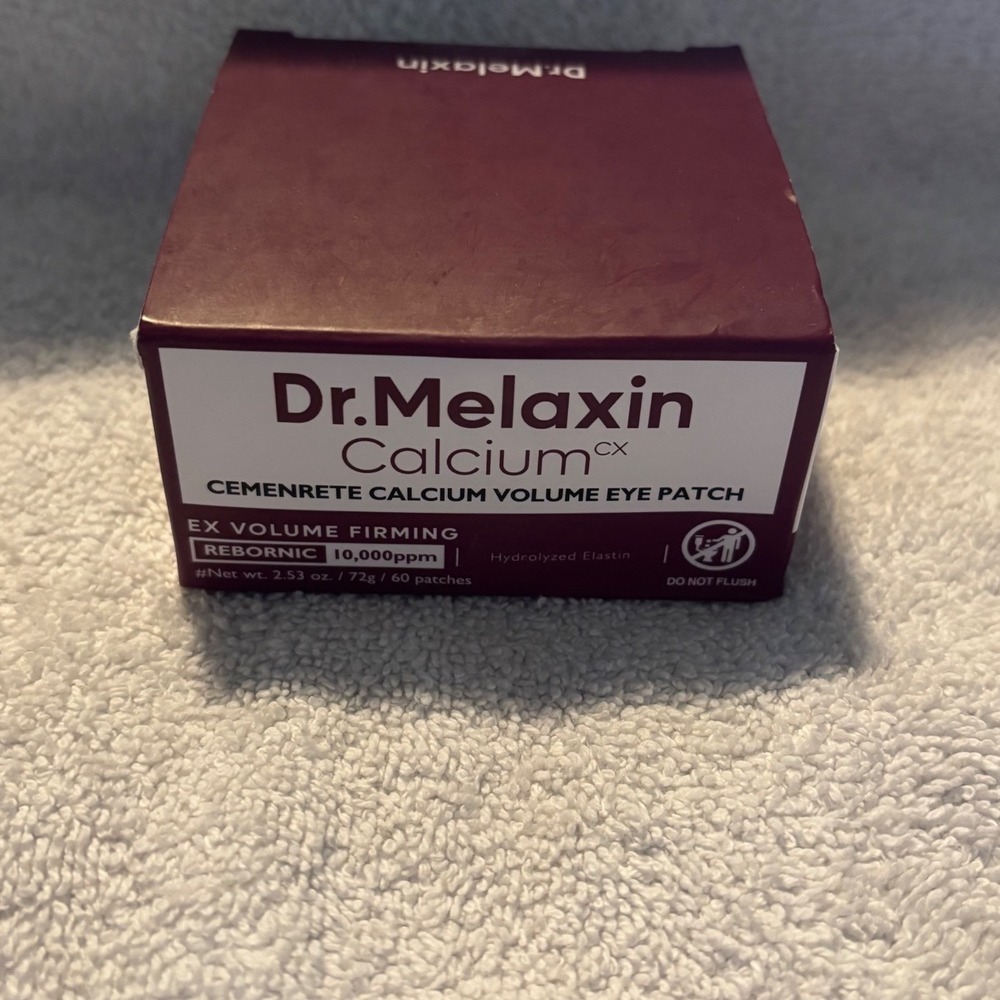 Dr.Melaxin Calcium CX Cemenrete Volume Eye Patch 60ct K-Beauty Firming 2.53oz